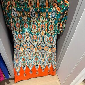 Eliza J Multicolor Patterned Dress